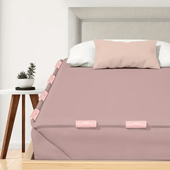 Bed sheet fastener to prevent running away
