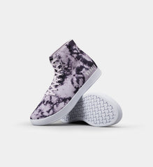 Men's Tie-Dye High-Top Canvas Trainer
