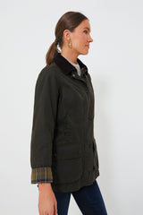 Classic Olive Beadnell Wax Jacket