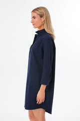 French Navy Polly Dress