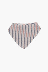 Nautical Ticking Stripe Bandana Bib
