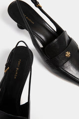 Black Ballet Pointed Slingback