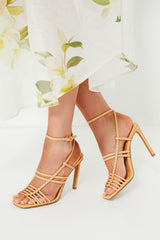 New Wheat Cage High Heels