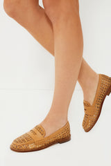 Natural Raffia Rachel Loafers