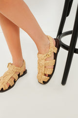 Natural with Dark Brown Outsole Sawyer Sandals