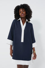 Navy Collier Dress