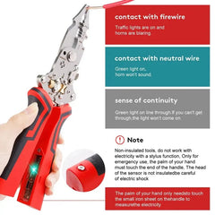 Foldable electrical wire stripping pliers