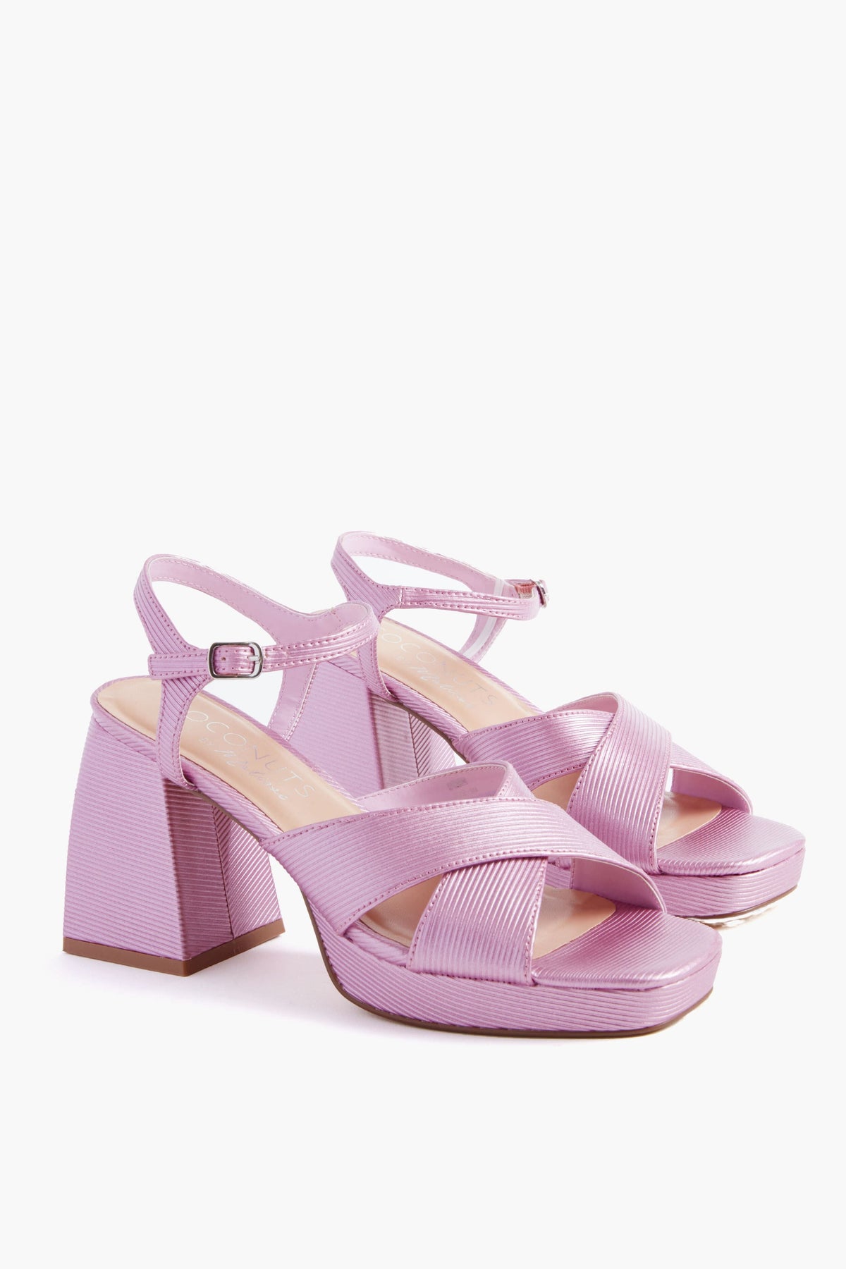 Lilac Metallic Robin Heels