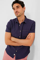 Mood Indigo Short Sleeve Stretch Selvage Shirt