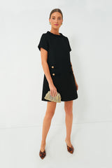 Black Tweed Jackie Dress