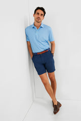 Cottage Blue I'll Have it Neat Performance Jersey Polo