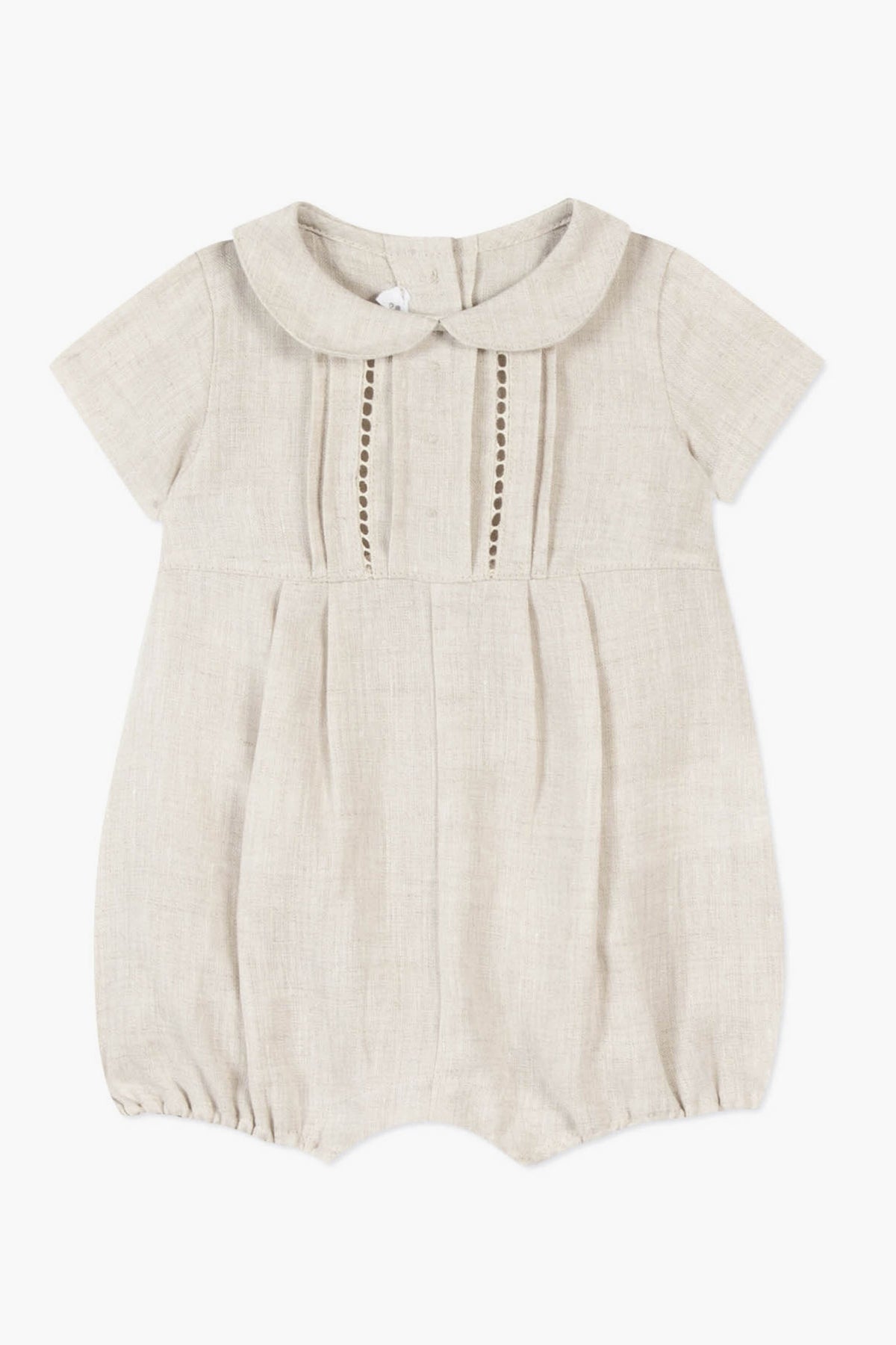 Heather Beige Romper
