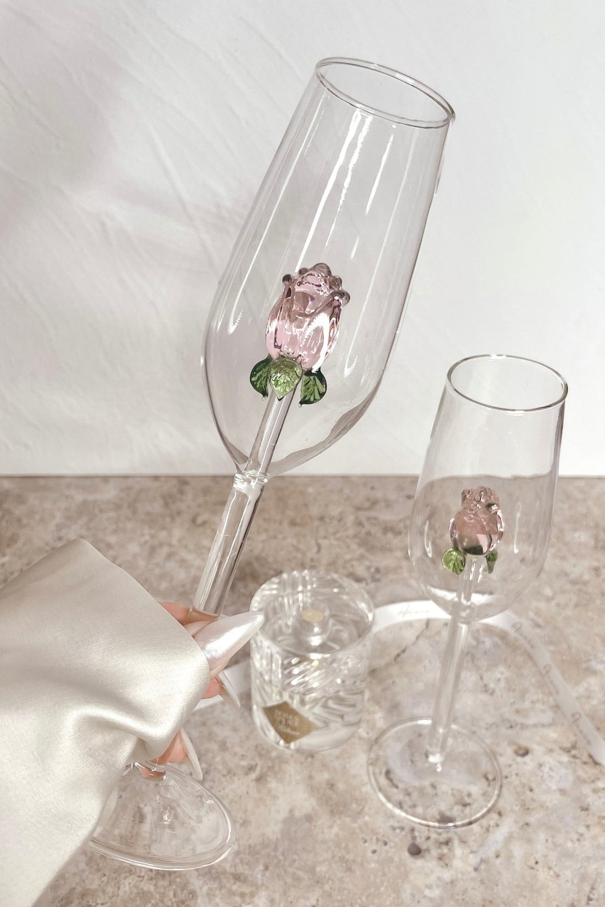 Champagne Glasses - Handmade