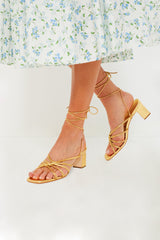 Gold Metallic Ryder Heels