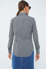 Black Gingham Long Sleeve Icon Shirt