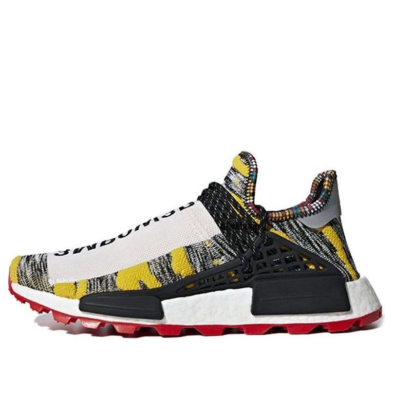adidas Pharrell x NMD Shoes 'Yellow Black White Red' BB9527