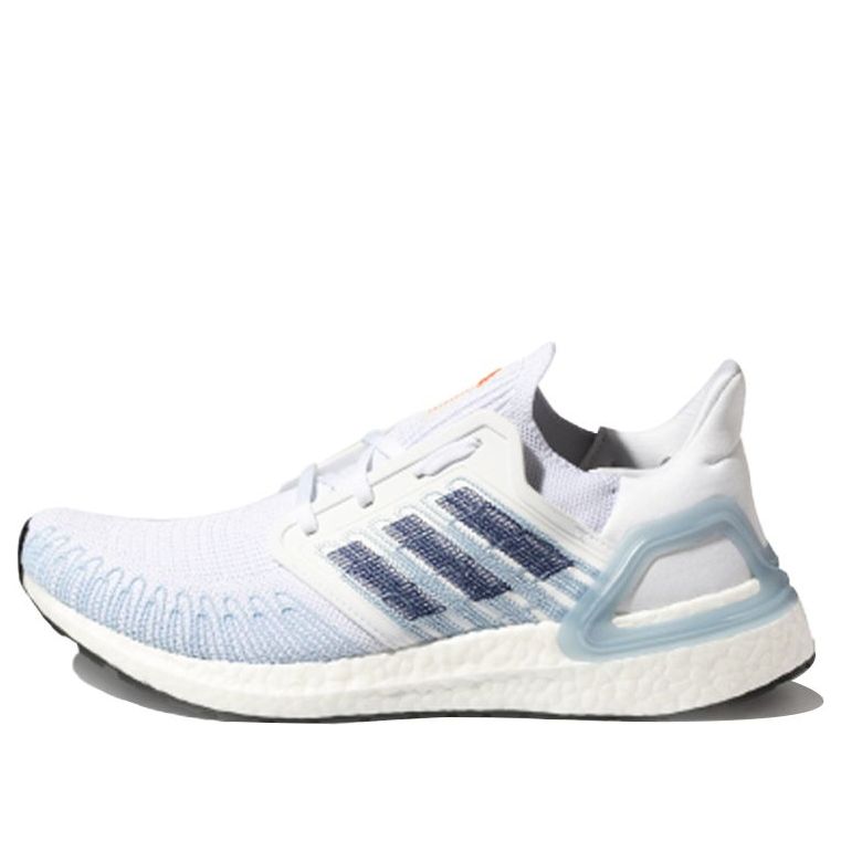 adidas Ultraboost 20 Running Shoes 'White Light Blue' FY3454