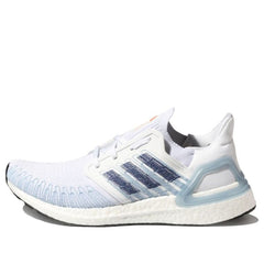 adidas Ultraboost 20 Running Shoes 'White Light Blue' FY3454