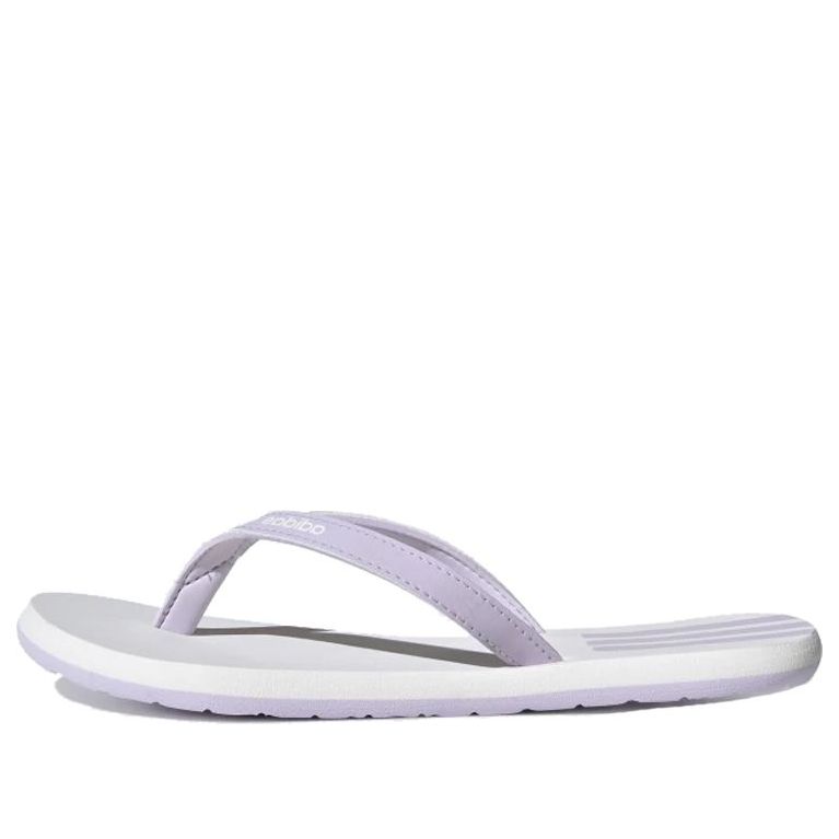 (WMNS) adidas Eezay Flip-Flops Purple White Slippers 'Purple White' EG2037
