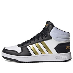 adidas neo Hoops 2.0 Mid 'White Blue Gold' H01197