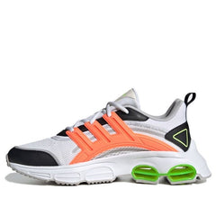 (WMNS) adidas neo Quadcube CC 'White Orange Green' FW7180