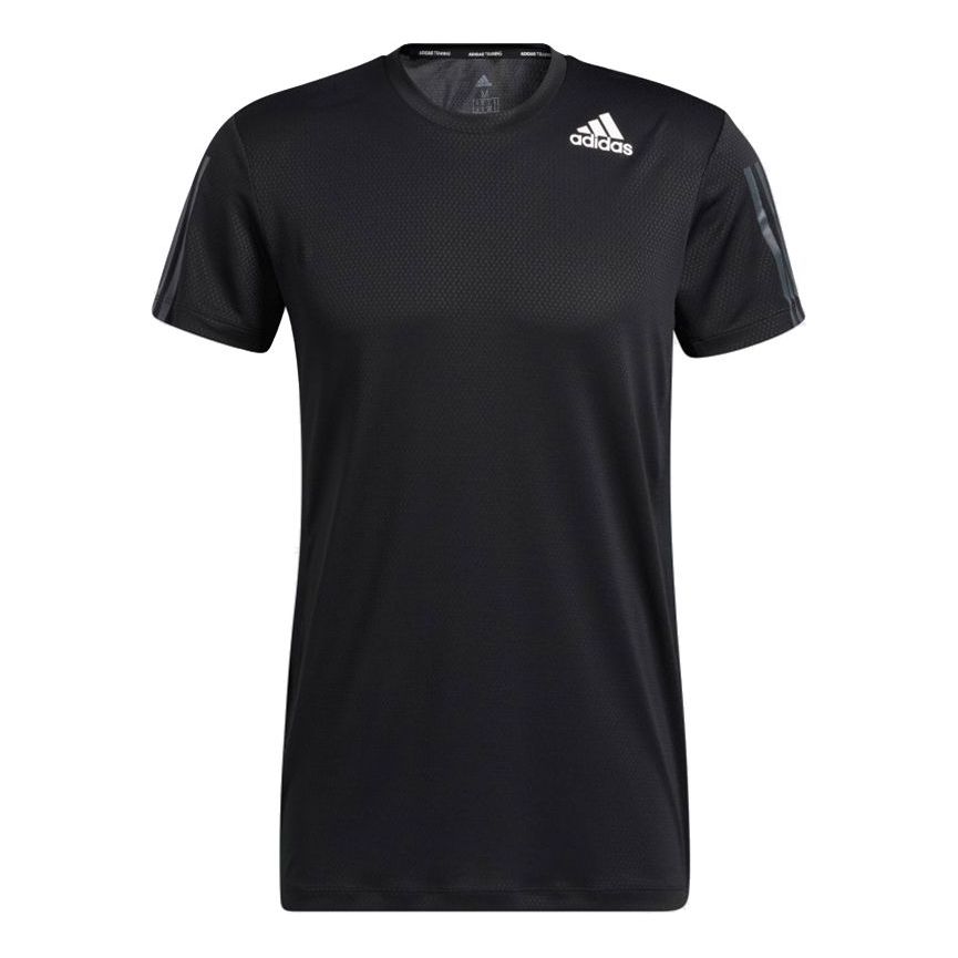 adidas Hrdy 3s Tee Sports Running Short Sleeve Black GP7653