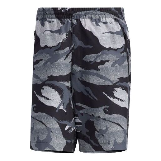 adidas Ub Sht Wv Camo Sports Stylish Camouflage Shorts Gray White GP0834