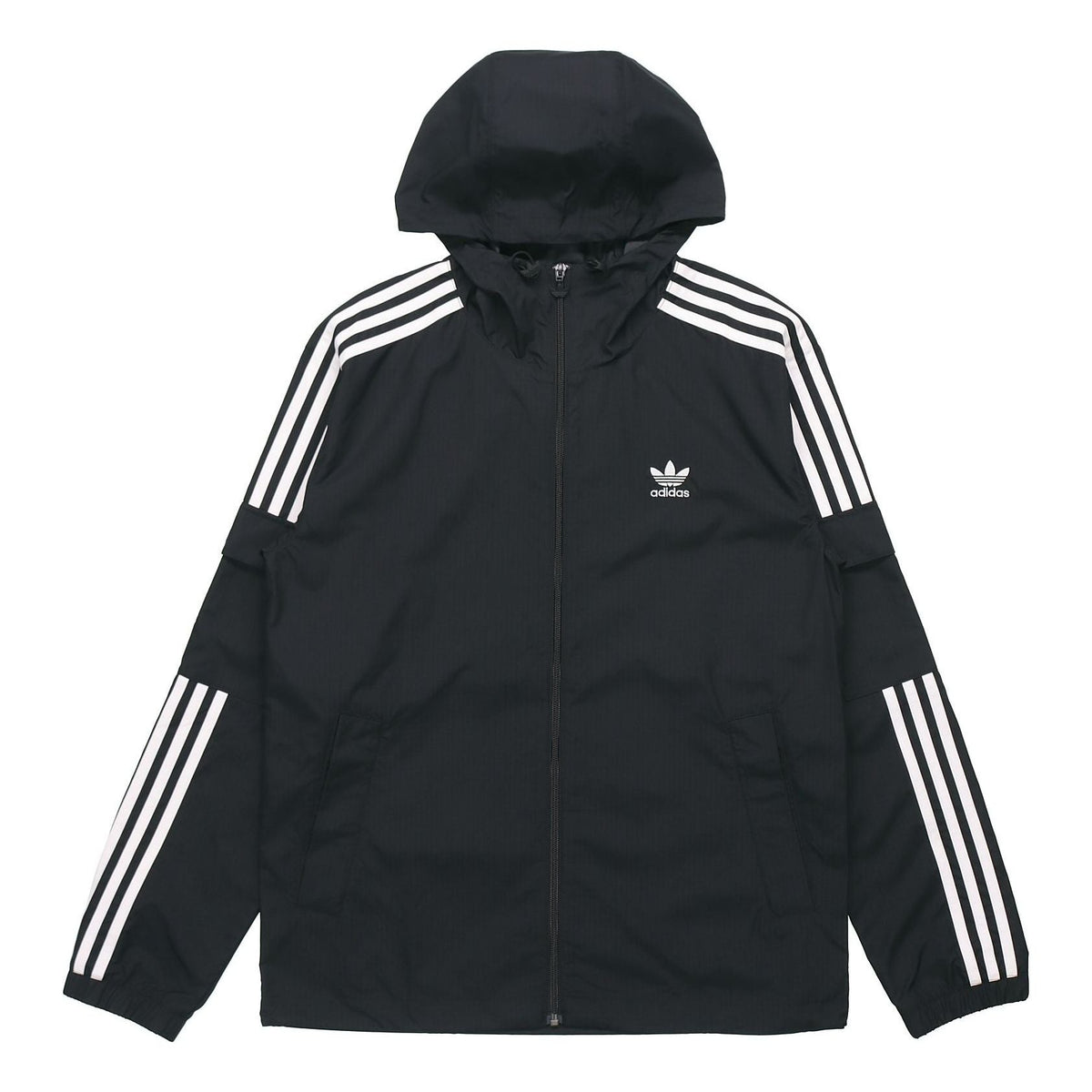 adidas originals 3-stripes Wb Fz Hoodie Jacket For Men Black GN3475