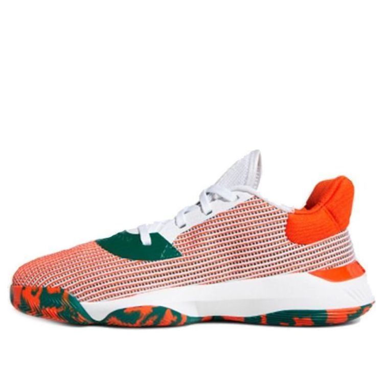 (WMNS) adidas Pro Bounce 2019 Low 'White Orange Dark Green' EF8809