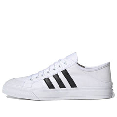adidas Collapsible Nizza Low 'White Black' H67375