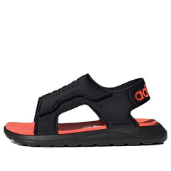 (PS) adidas Comfort Sandal J 'Black Solar Red' EG2232