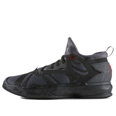 adidas D Lillard 2 'Core Black Vivid Red' B42355