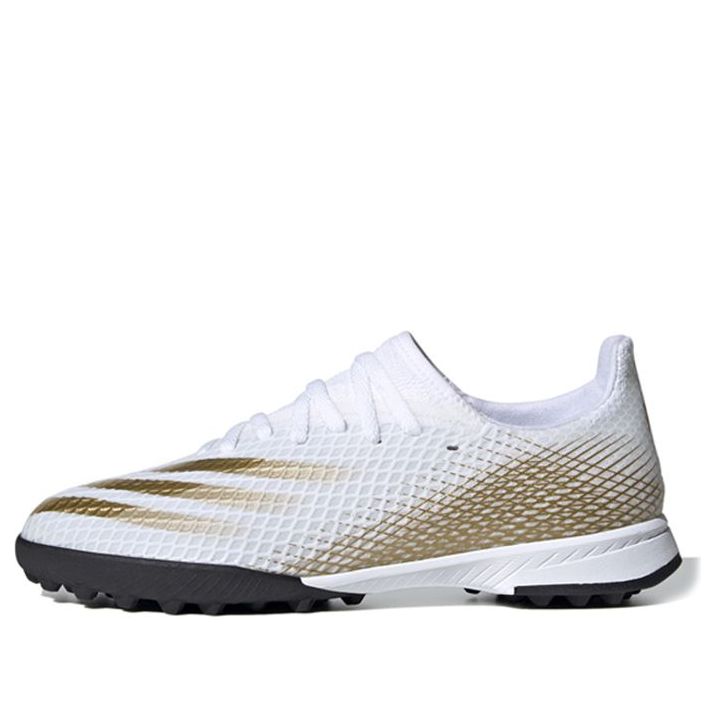 (GS) adidas X Ghosted.3 Turf Boots 'Cloud White Met.Gold Melange' EG8214