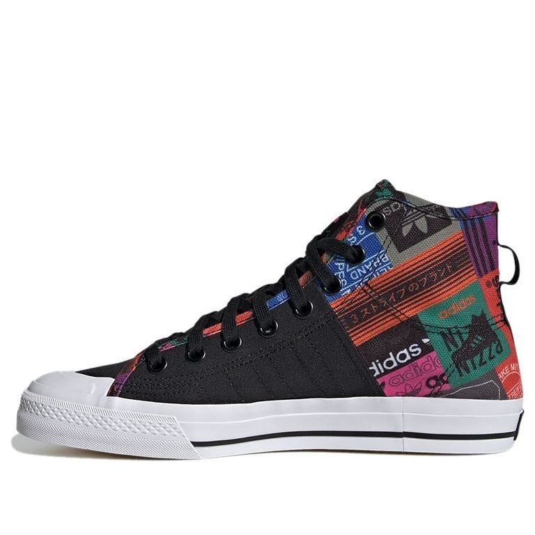 adidas originals Nizza Hi Rf 'Black Orange' GX2713