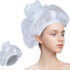 Adjustable Mesh Puffer Hat