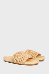 Natural Raffia Henri Sandals
