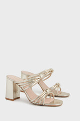 Gold Sonia Heels