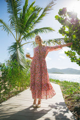 Exclusive Mini Bloom Rose Bazaar Dress