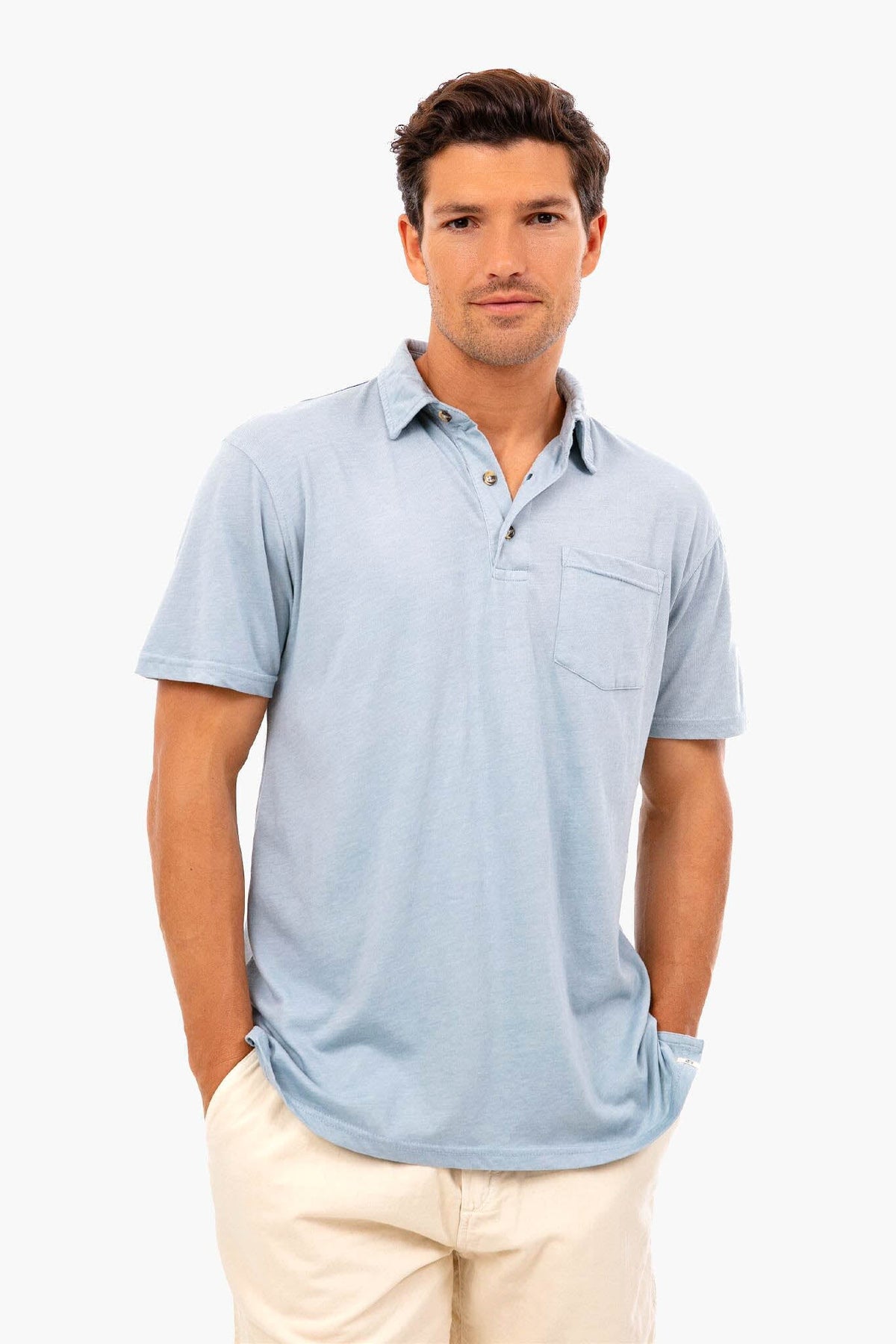 Light Blue Atlantic Polo