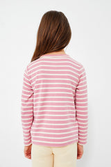 Rose Stripe Edward Long Sleeve Tee