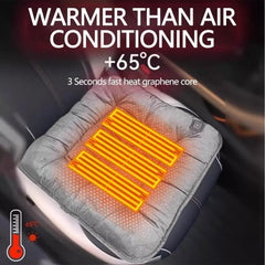 Graphene car heated seat cushion