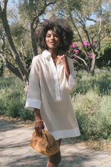 Champagne Collier Dress