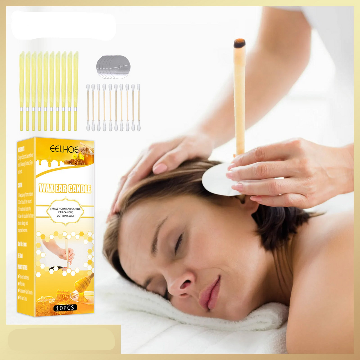 Aroma Ear Candle Cleaning Ear Wax Ear Massage