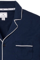 Navy Luxe Pima Pajama Set