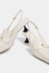 New Ivory Ballet Pointed Slingback