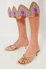 Gold Eunisa Heels