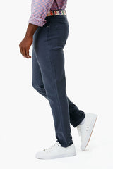Navy Stretch Terry 5 Pocket
