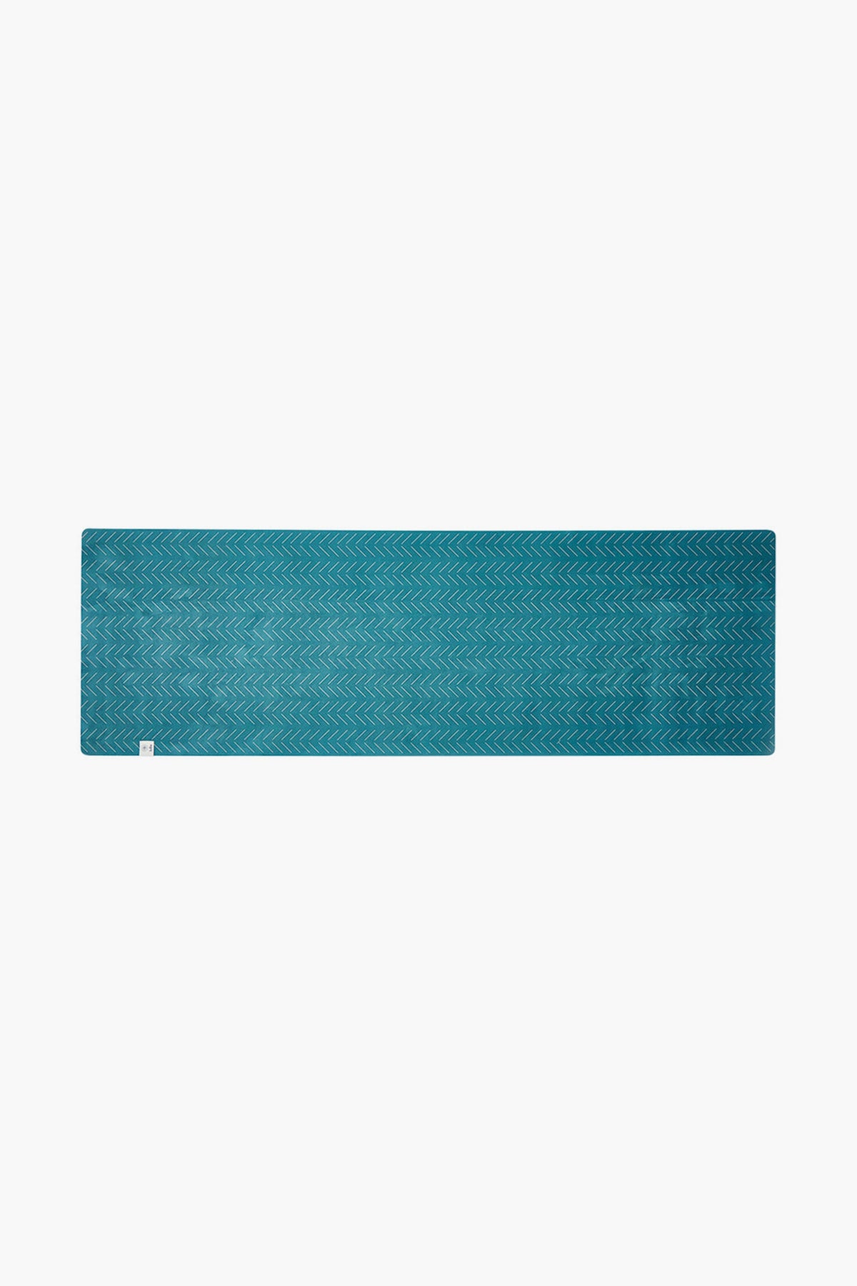 Green Herringbone Plush Mat