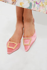 Pink Blossom Brit Heels