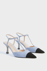 Chambray Margot Heels